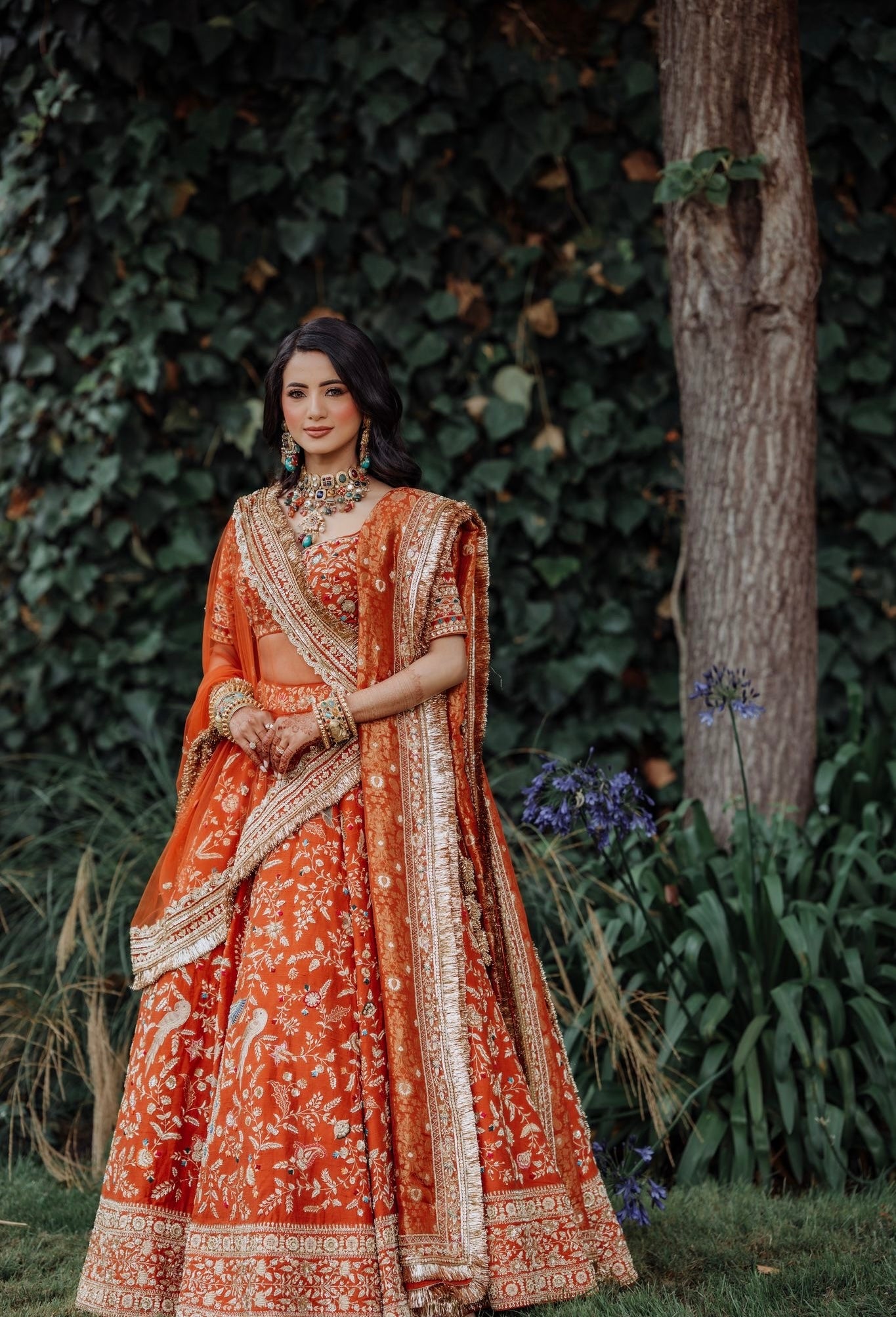 Orange Peacock Joda