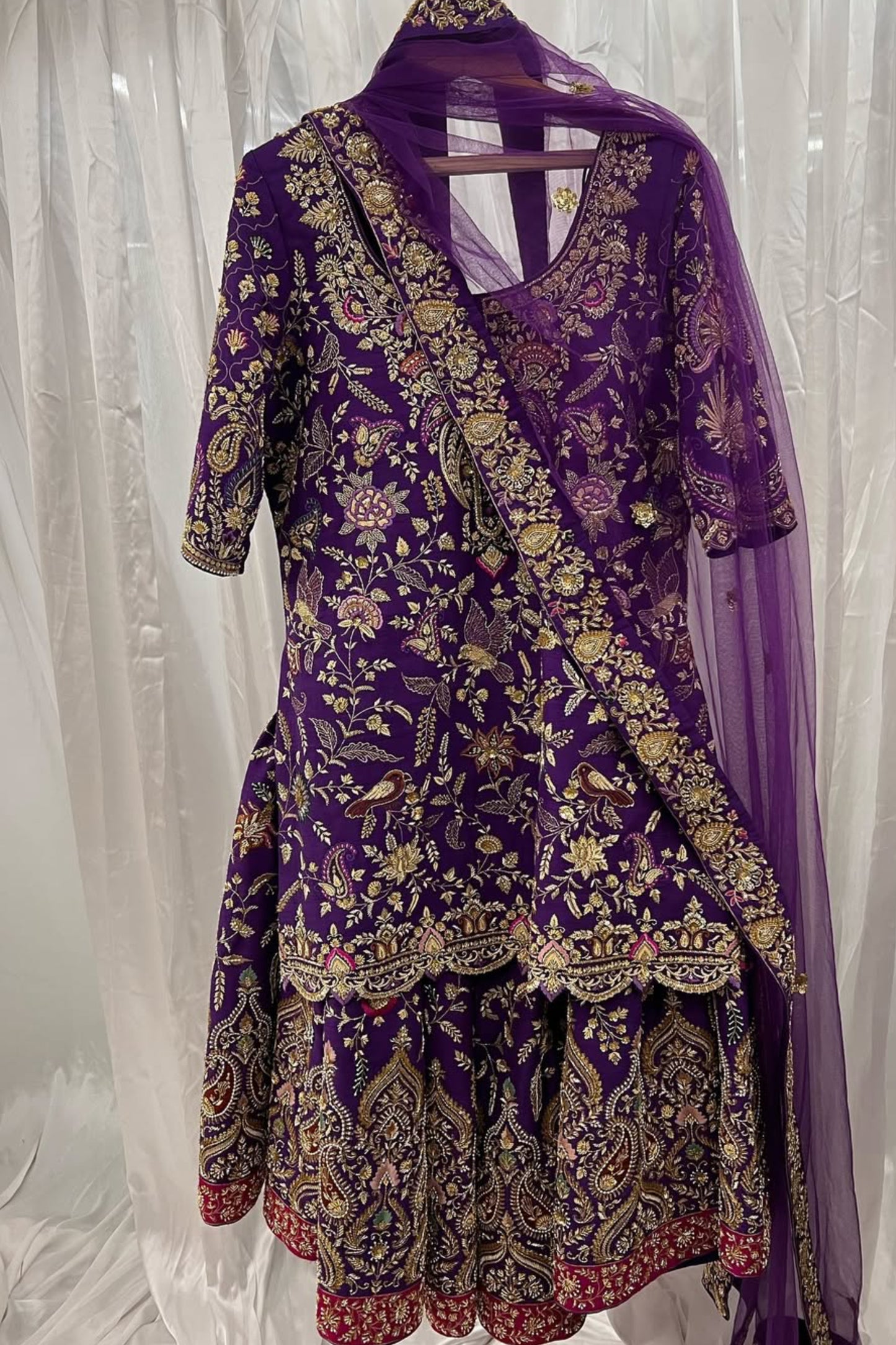 Violet Gharara Suit