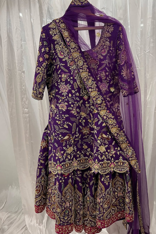 Violet Gharara Suit