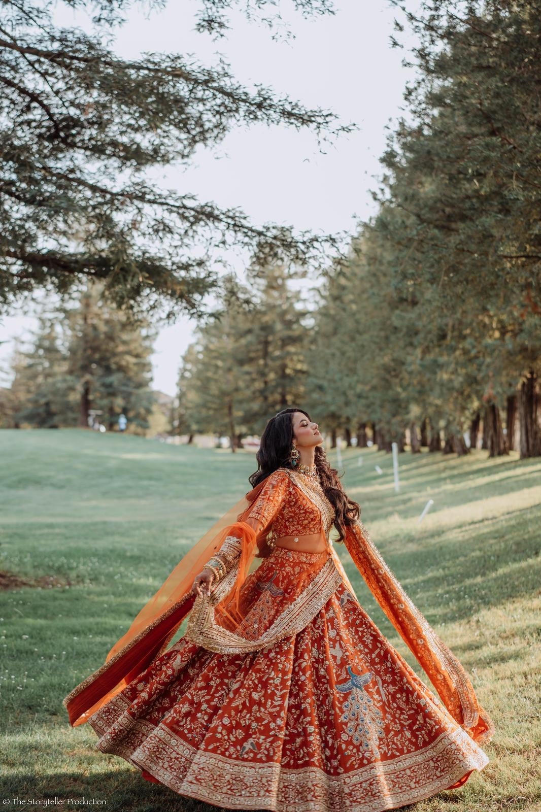 Orange Peacock Joda