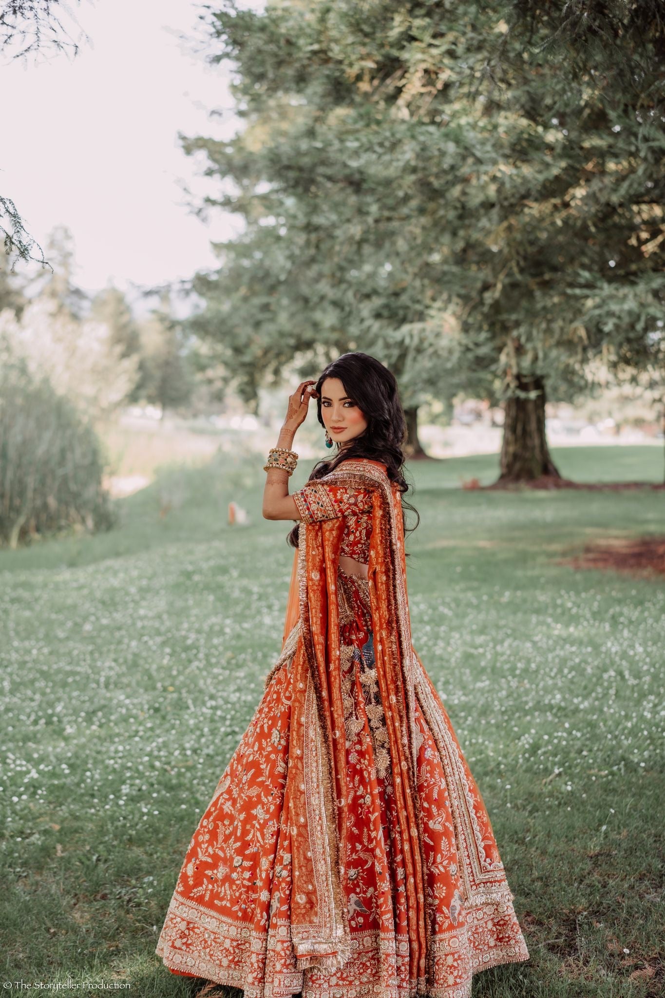 Orange Peacock Joda