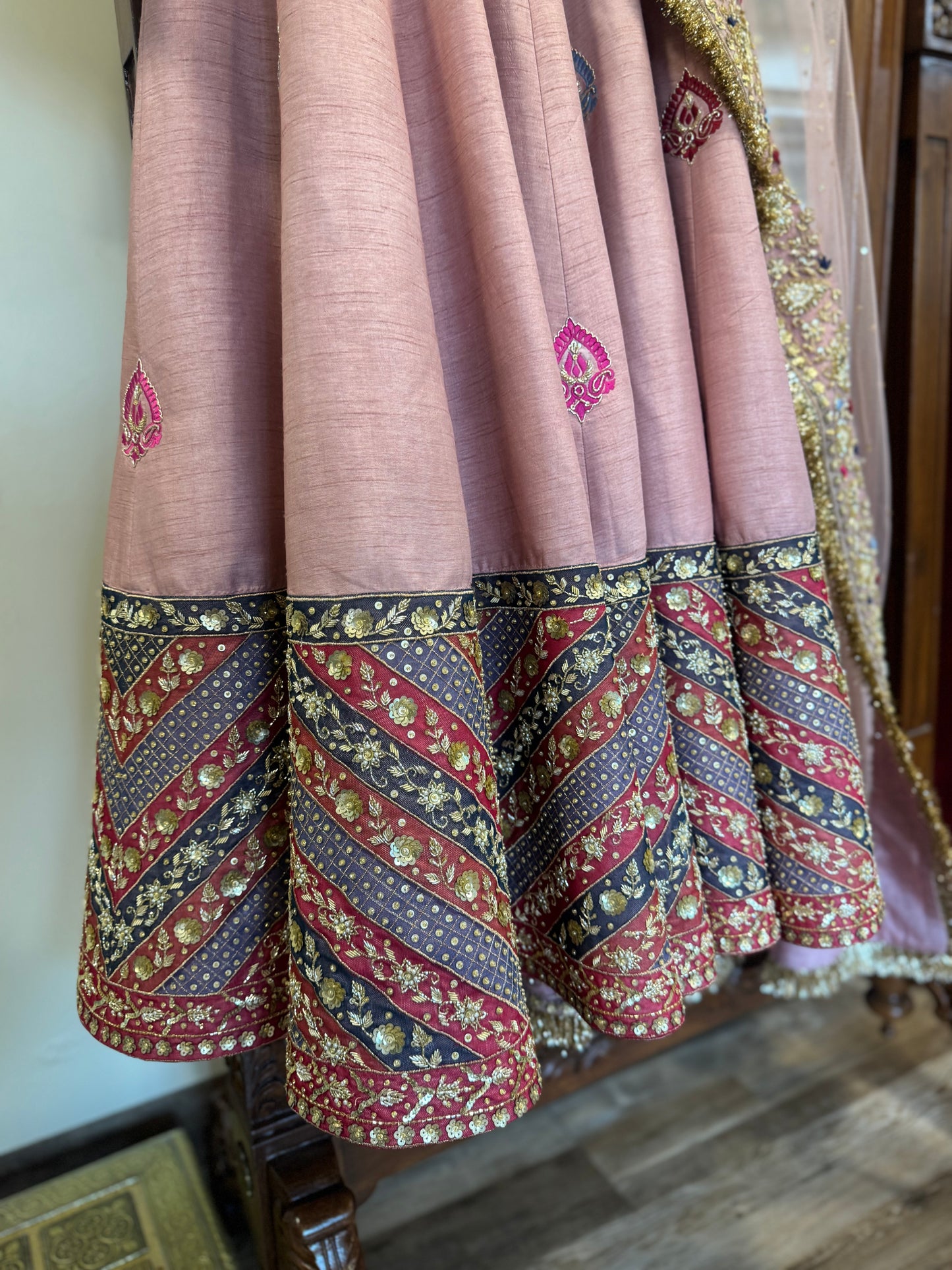 Pink Anarkali