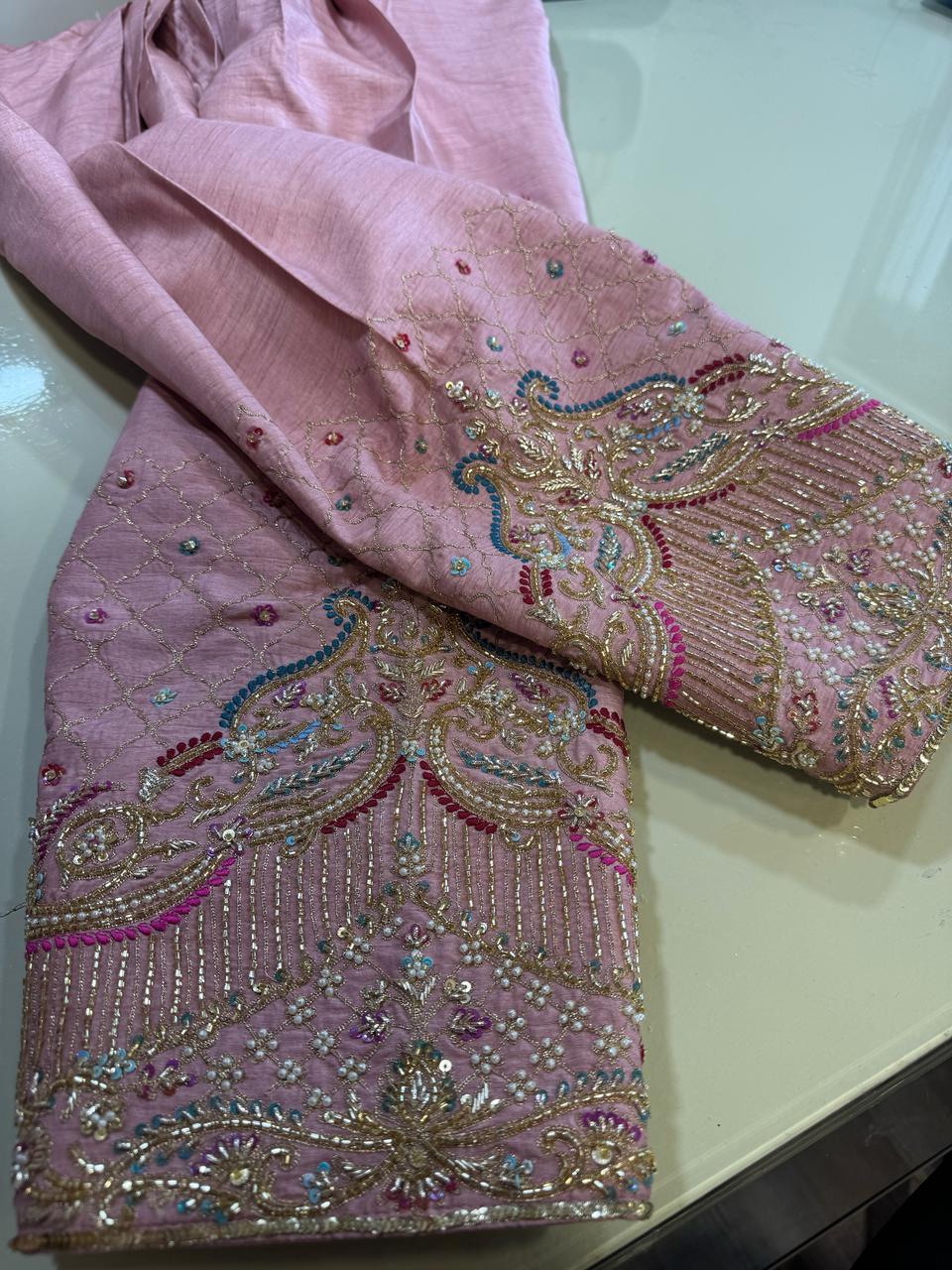 Pink Anarkali