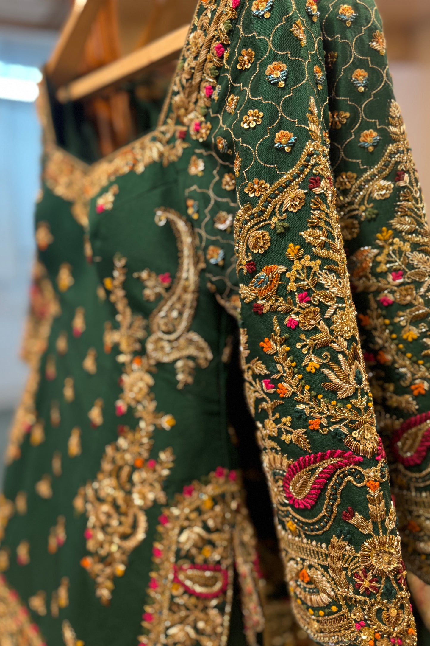 Emerald Peacock Gharara