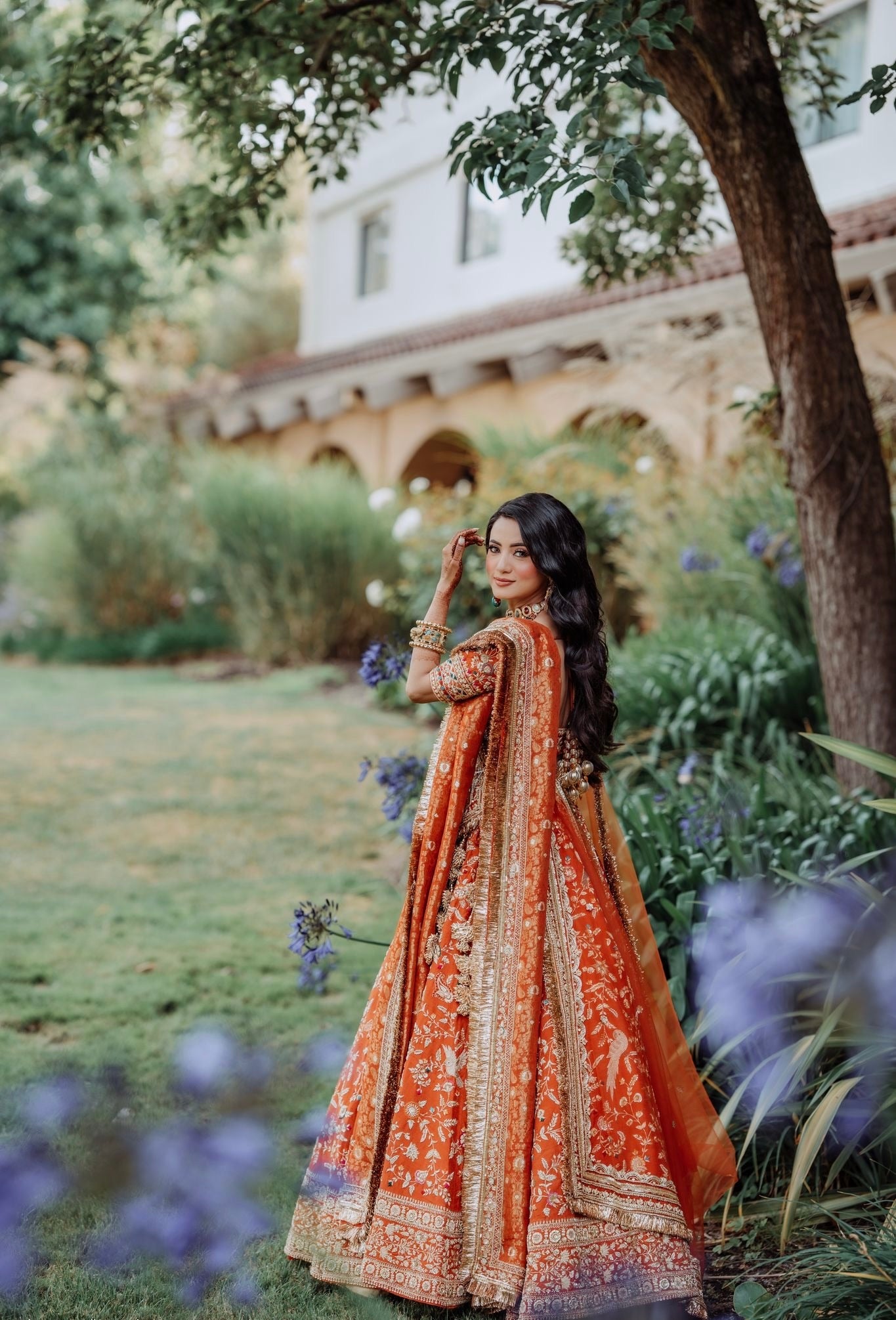 Orange Peacock Joda