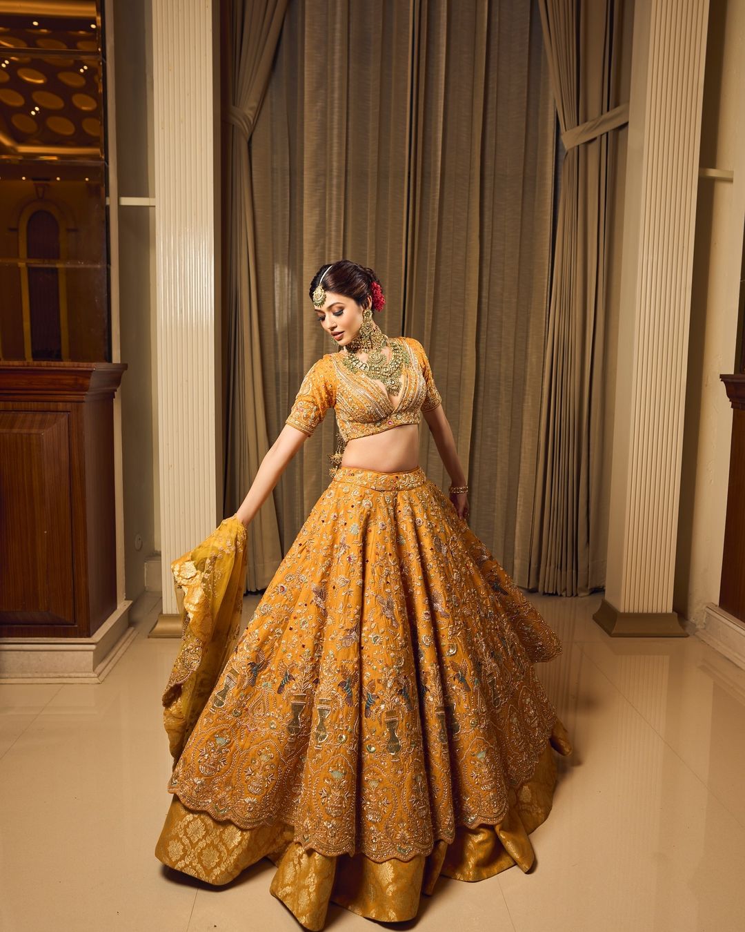 Burnt Yellow Bridal Joda