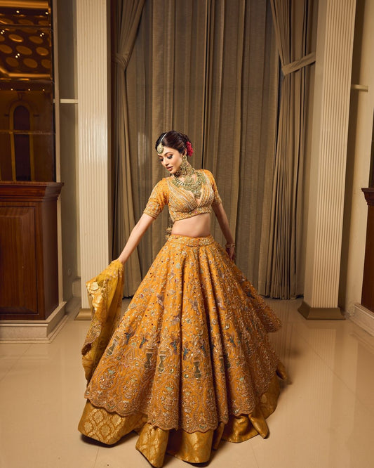 Burnt Yellow Bridal Joda