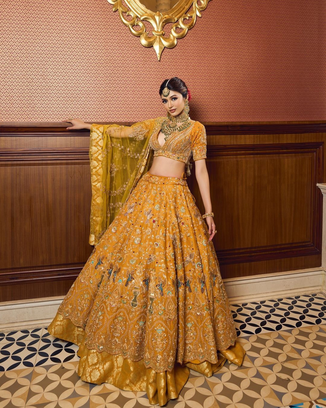 Burnt Yellow Bridal Joda
