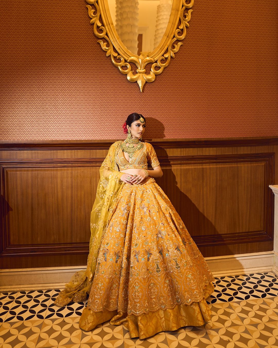 Burnt Yellow Bridal Joda