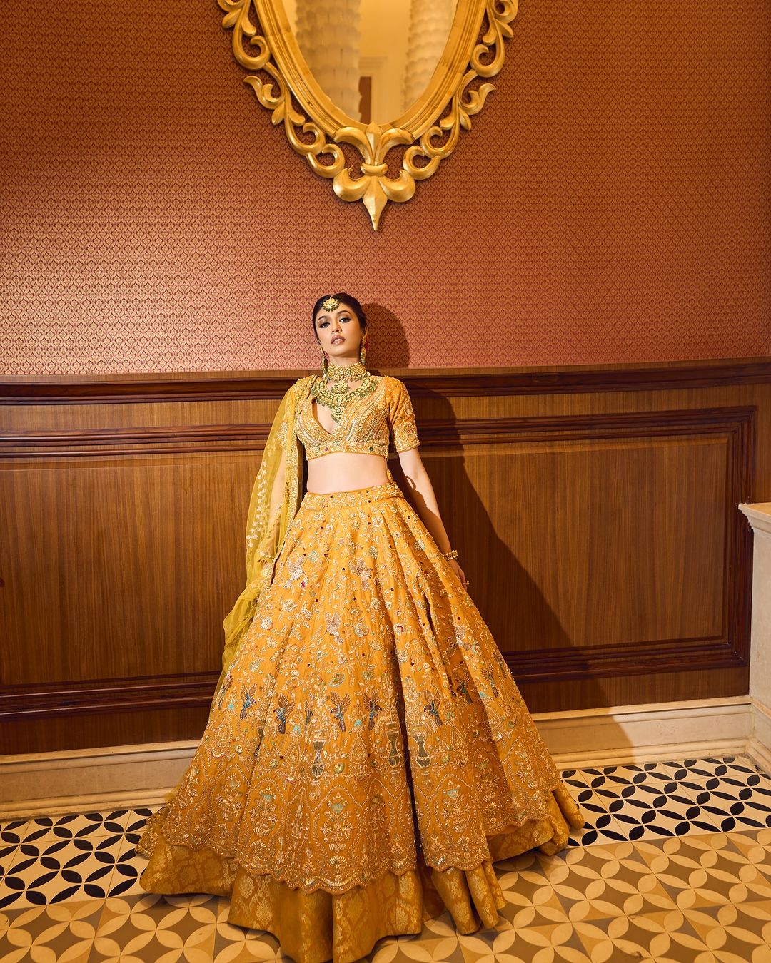 Burnt Yellow Bridal Joda