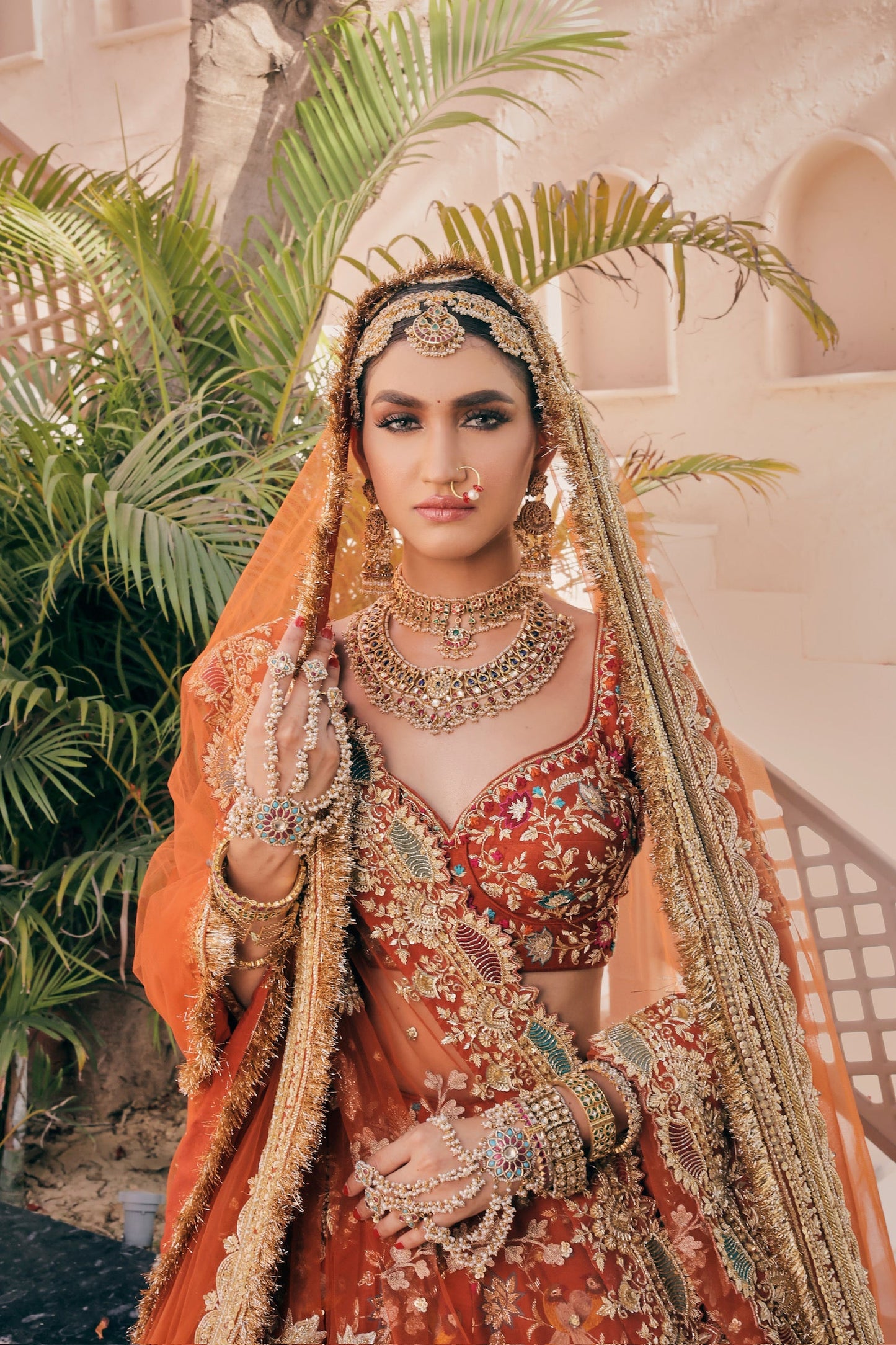 Burnt Orange Bridal Joda