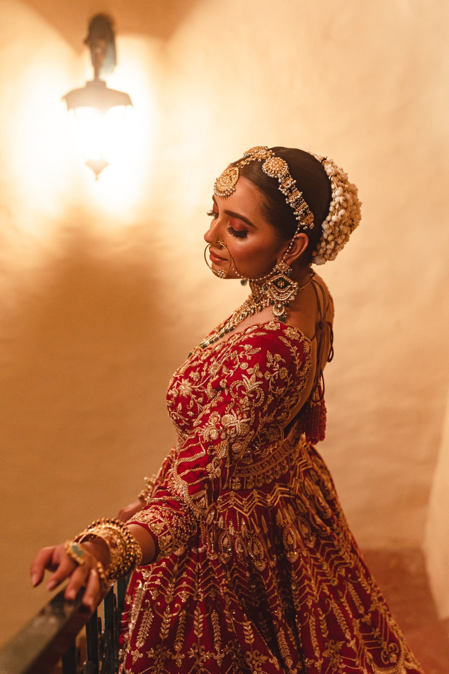 Ruby Red Bridal Anarkali