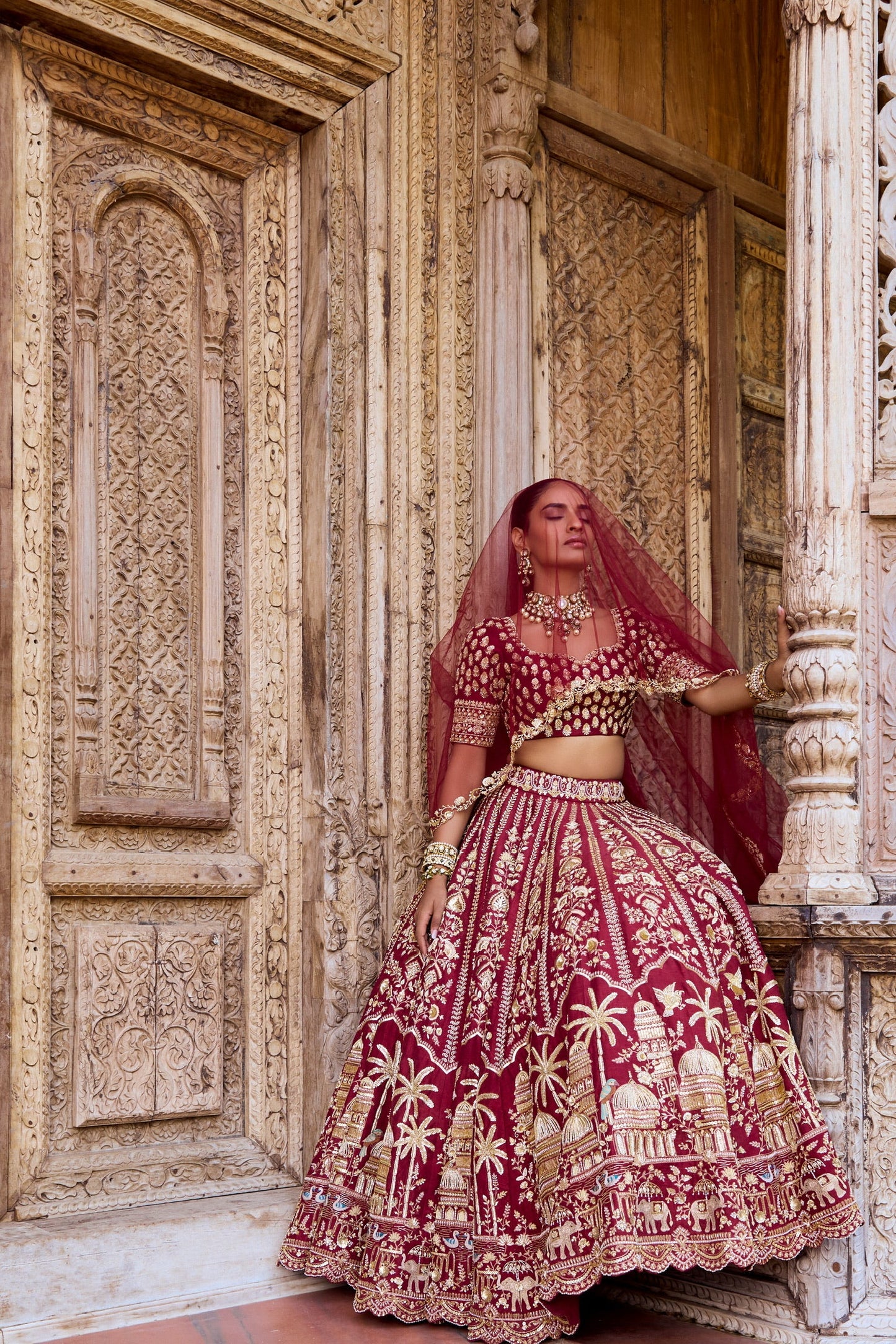 Crimson Bridal Joda