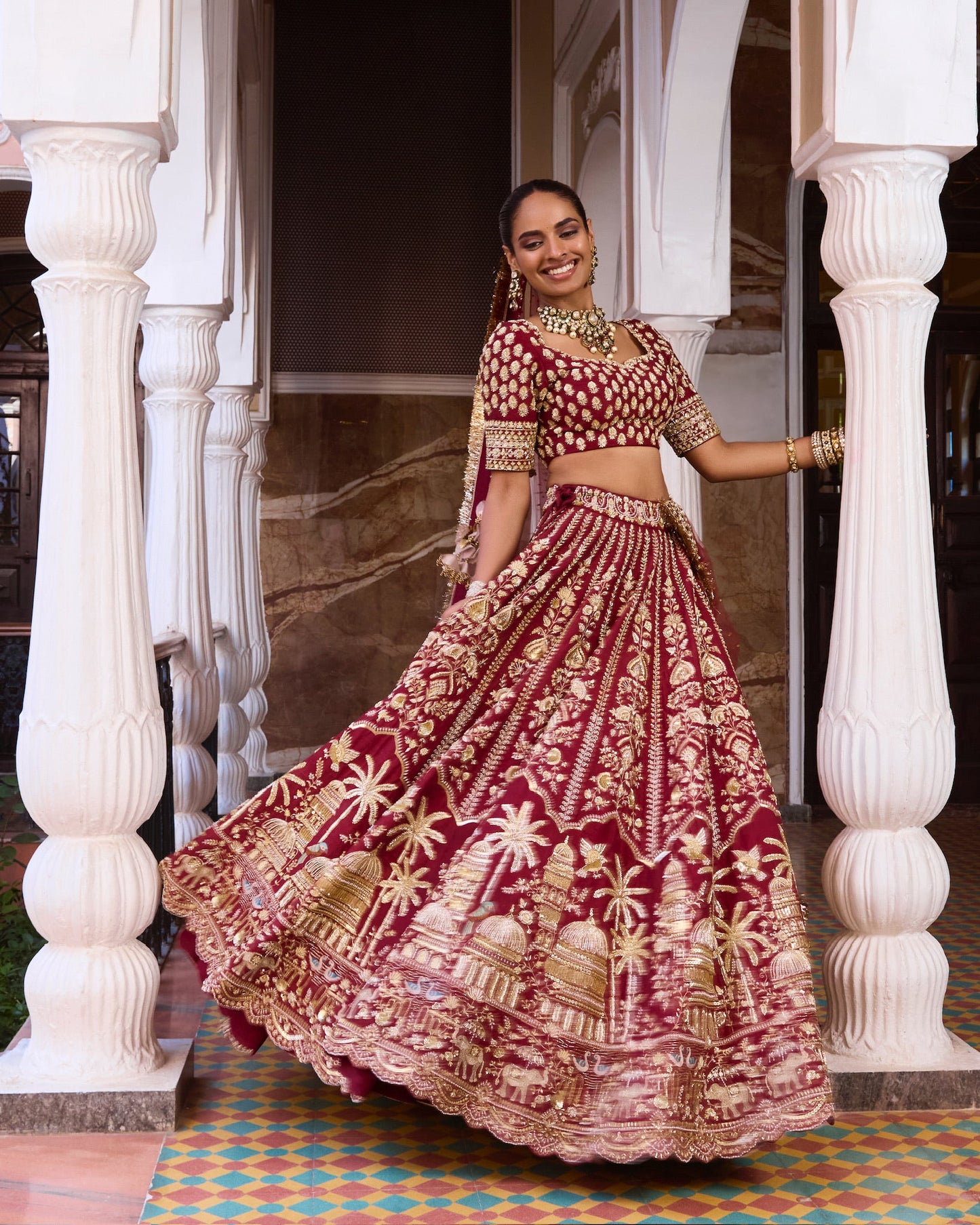 Crimson Bridal Joda