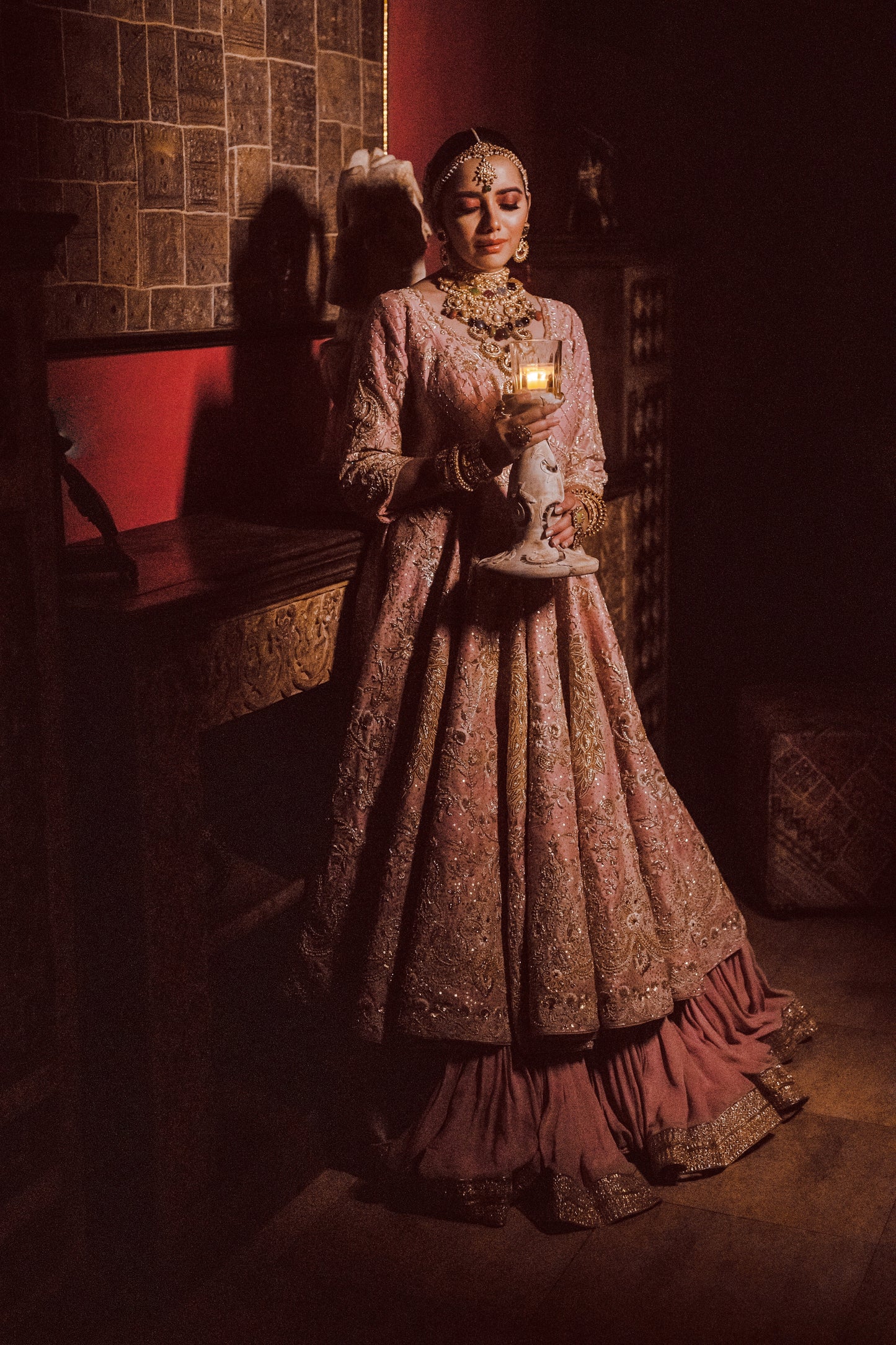 Blush Pink Bridal Anarkali
