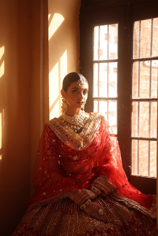 Fusion Red Bridal Joda
