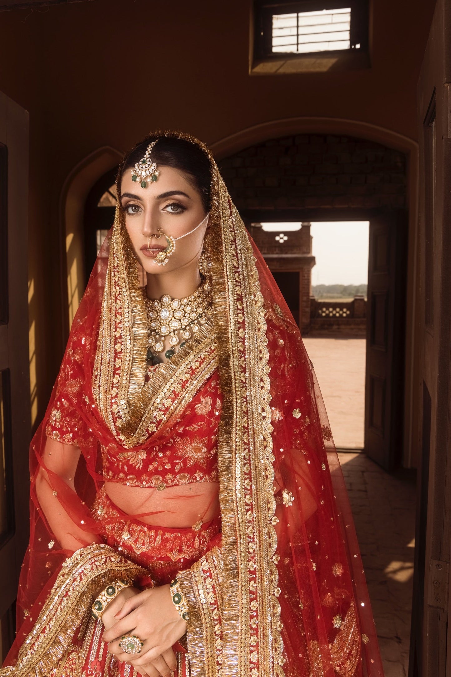 Fusion Red Bridal Joda