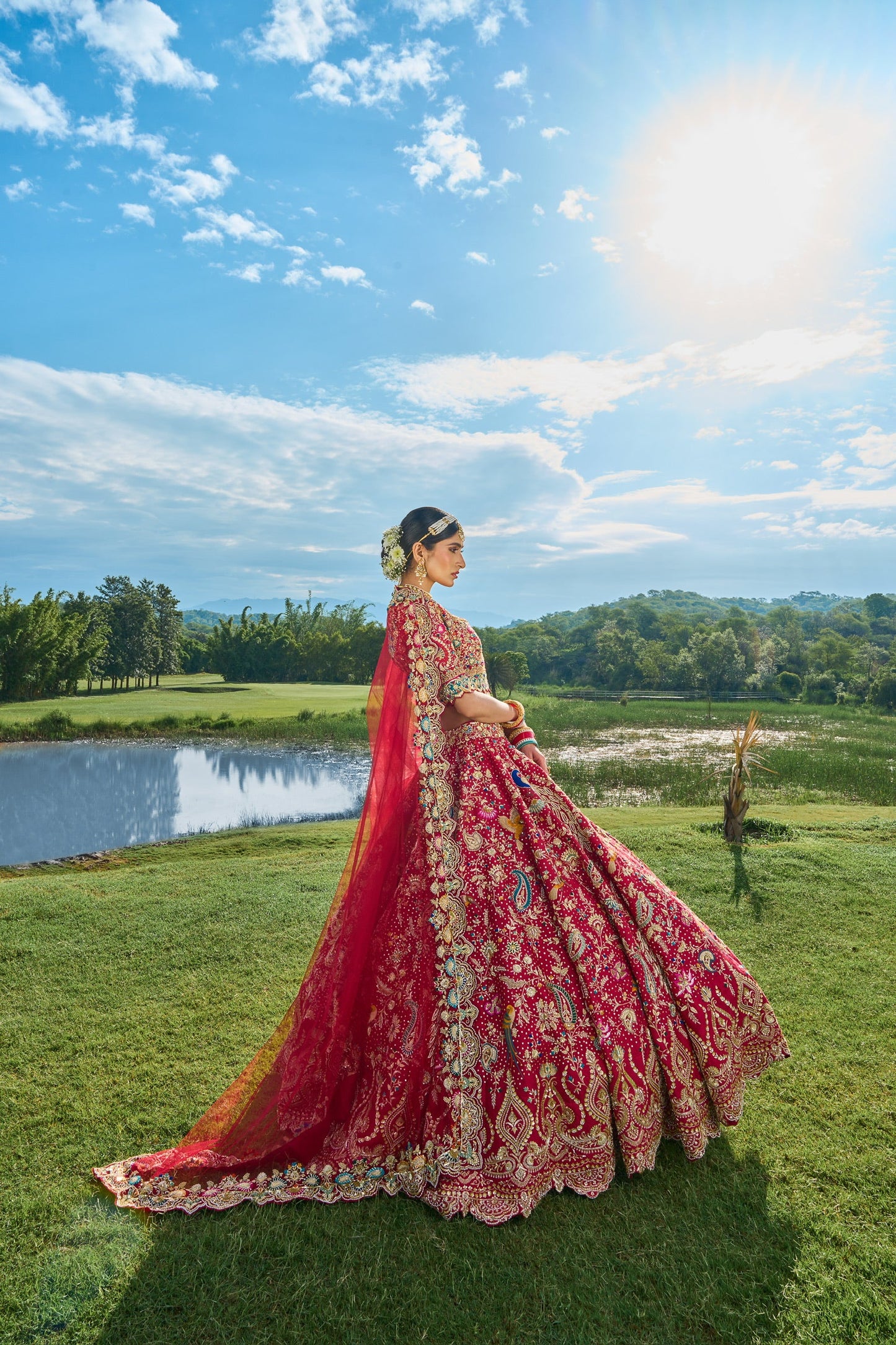 Spice Red Bridal Joda