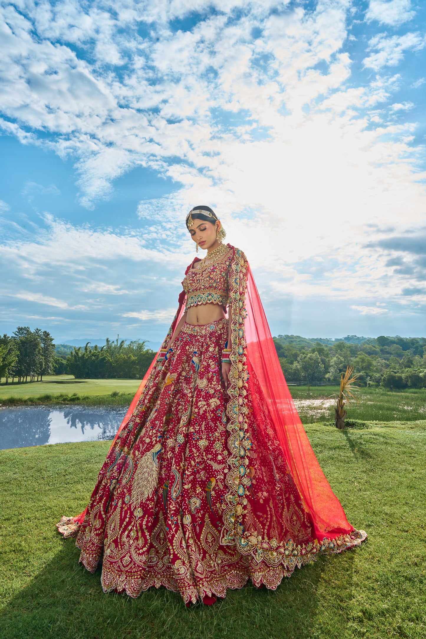 Spice Red Bridal Joda