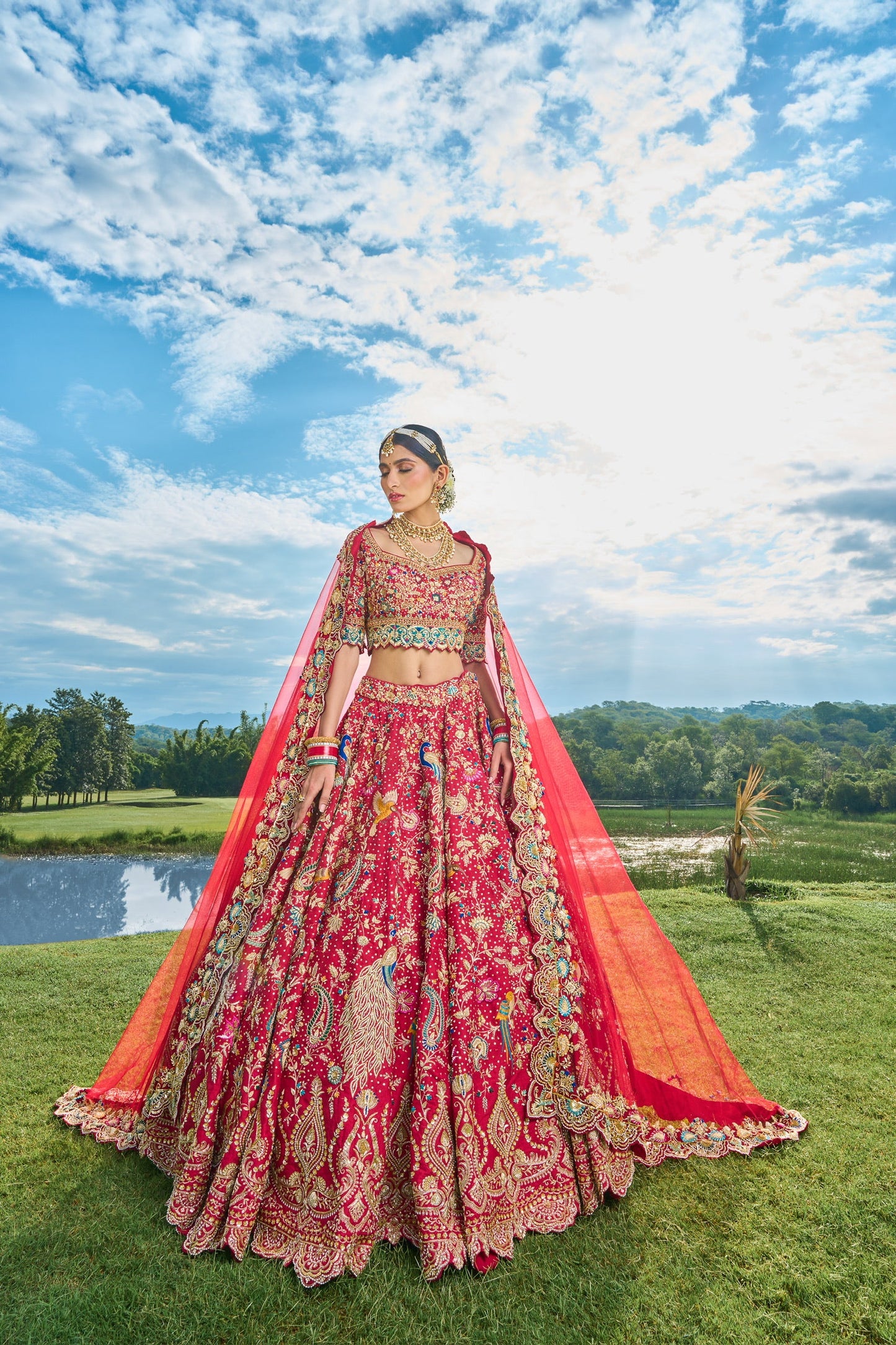 Spice Red Bridal Joda