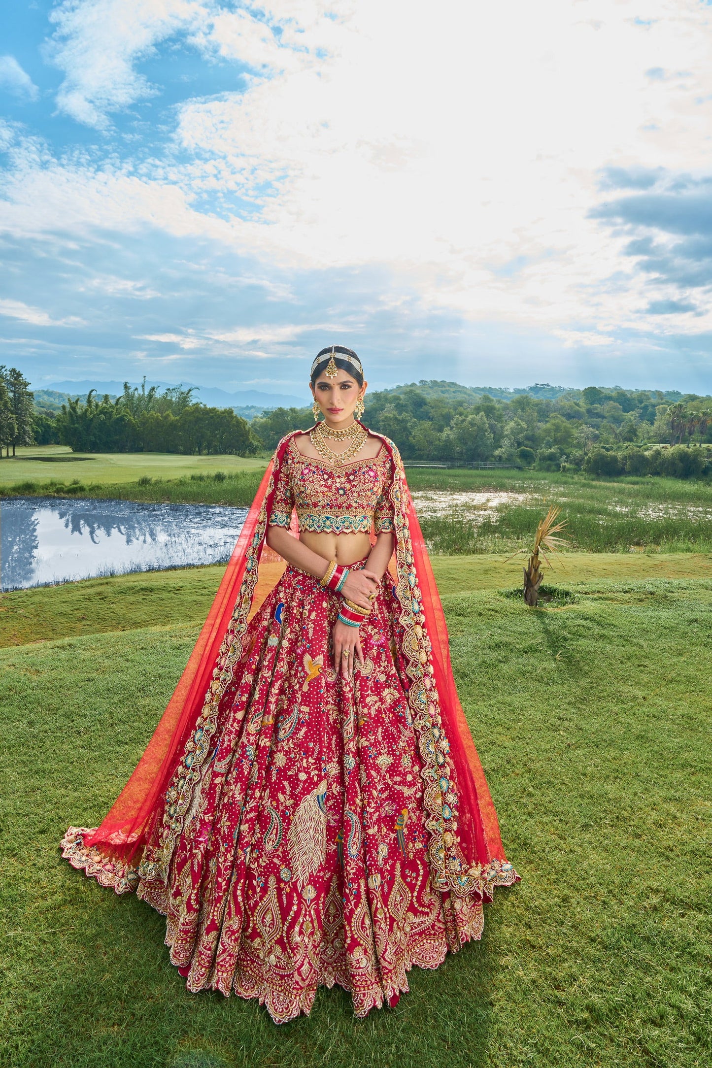 Spice Red Bridal Joda