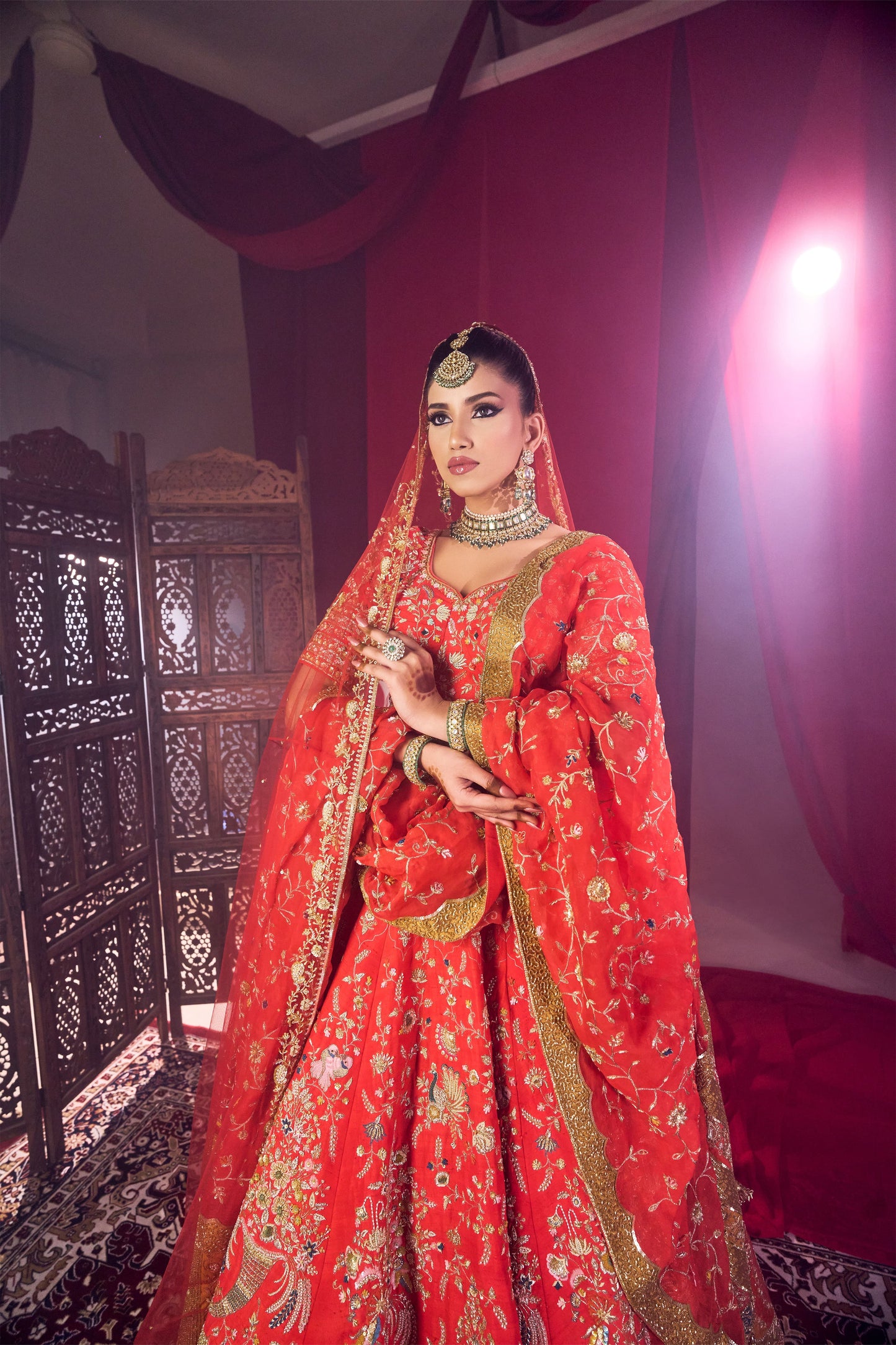 Rose Red Bridal Joda