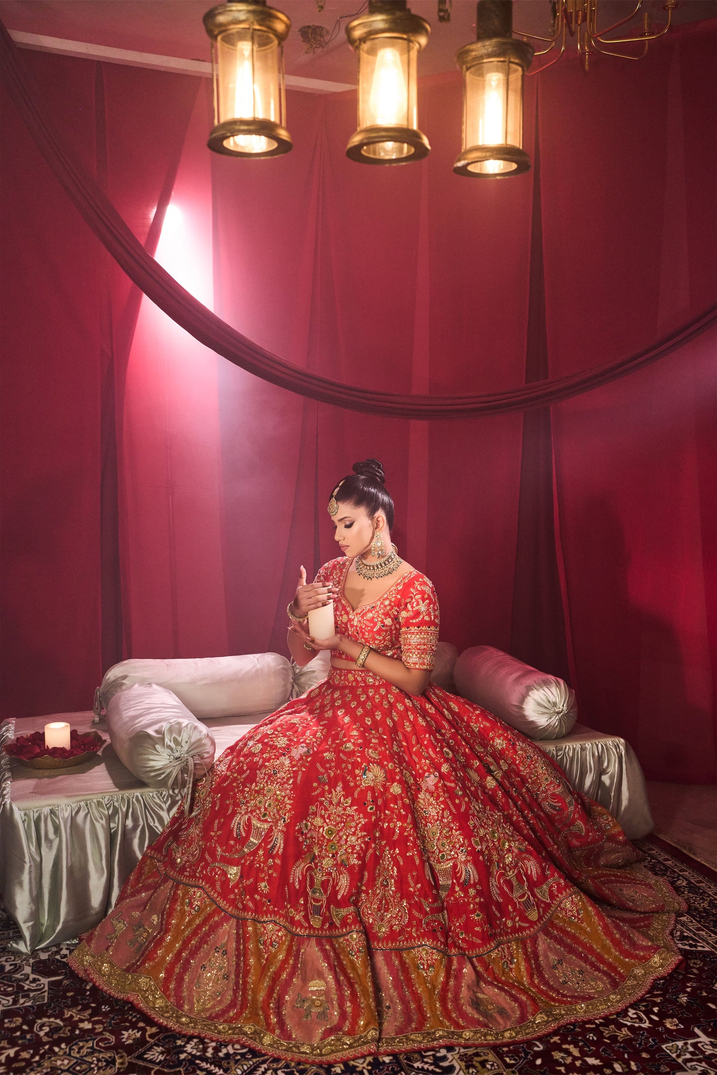 Rose Red Bridal Joda