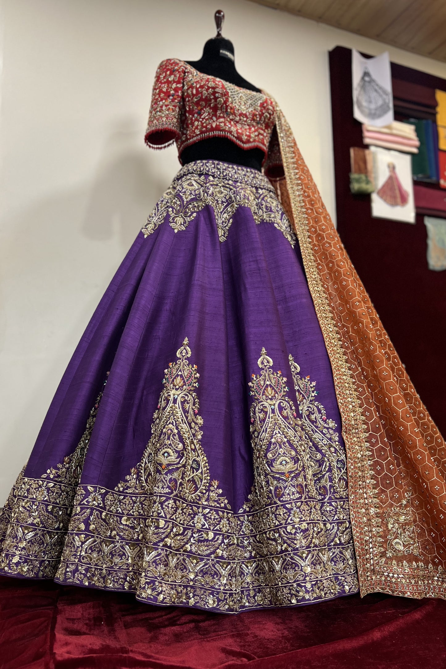 Violet Red Sangeet