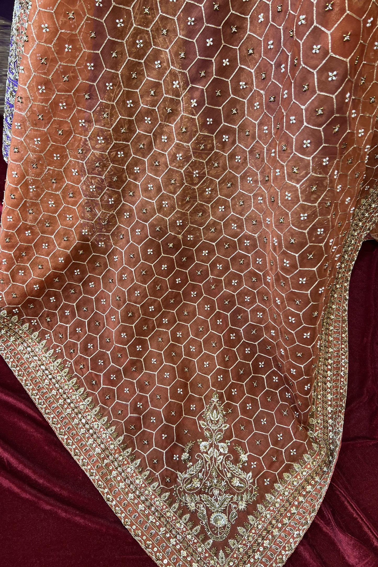 Violet Red Sangeet