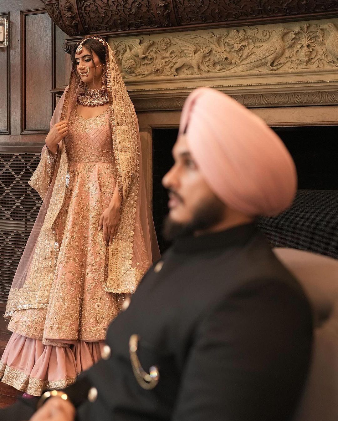 Soft Pink Bridal Anarkali