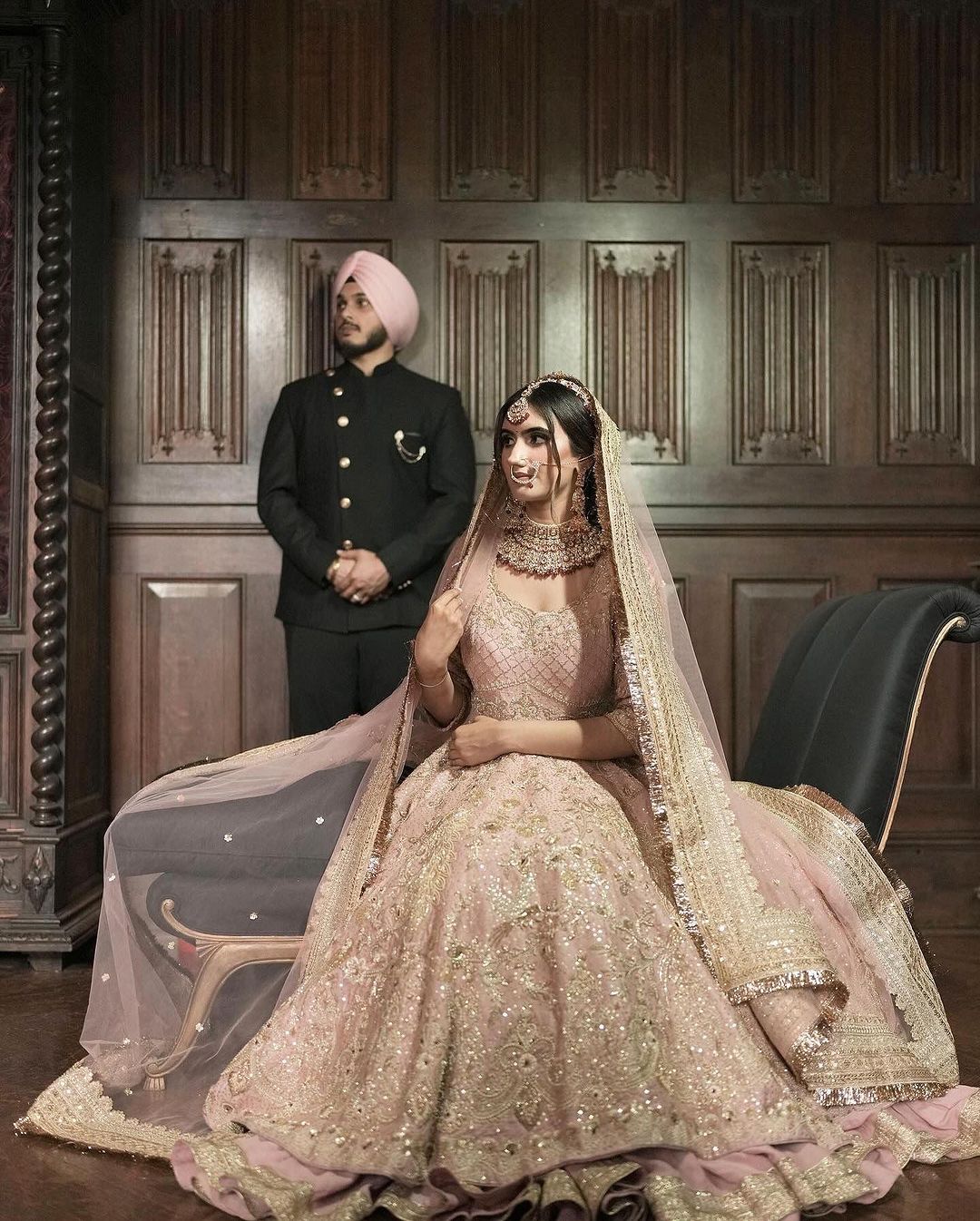 Soft Pink Bridal Anarkali