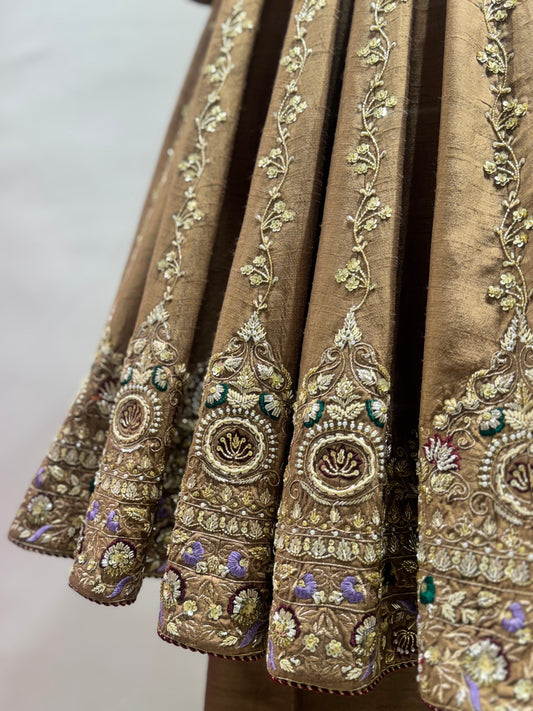 Amber Golden Anarkali