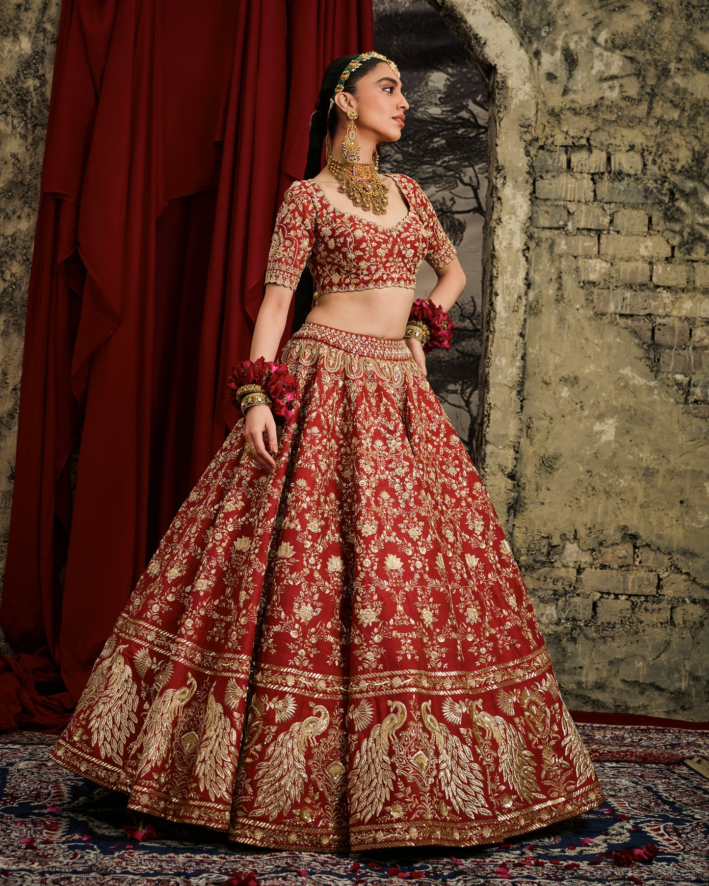 Mor Jaal Lehenga